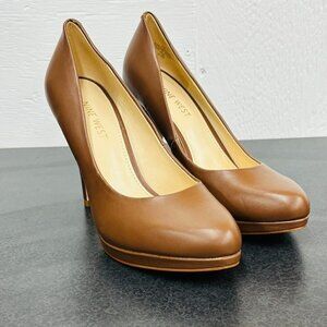 Nine West Kristal High Heel Brown 4" Women's Size 7